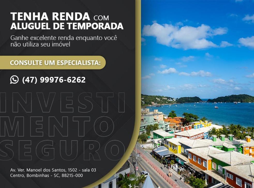 Varandas do Atlântico, Condo Frente Mar com Piscina Climatizada - Estupendo Apartamento - 3 quartos 6 pessoas Bombinhas Exterior foto